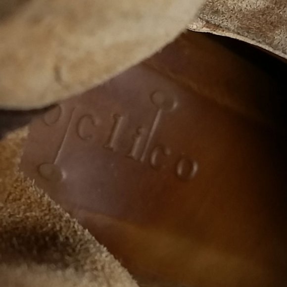 COCLICO Boots Ankle Boots 38 Tan Taupe Suede sz 7.5 - Picture 7 of 7